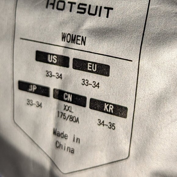 NWT HOTSUIT Sauna Pant Leggings, CN Size XXL - Picture 6 of 12